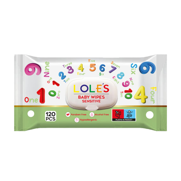 LOLE'S Bebek Islak Mendil - Hassas 120 Adet