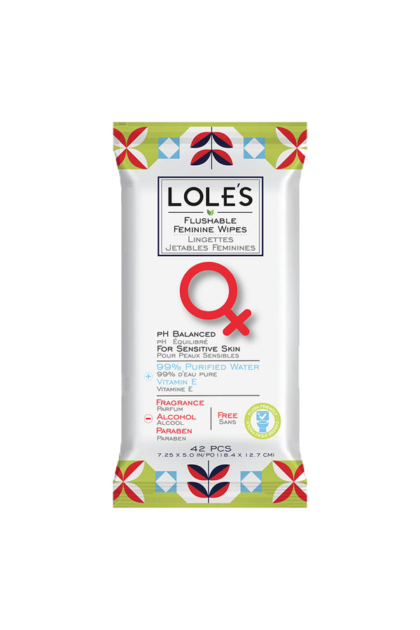 LOLE'S FLUSHABLE WIPES - KADIN 42 Adet