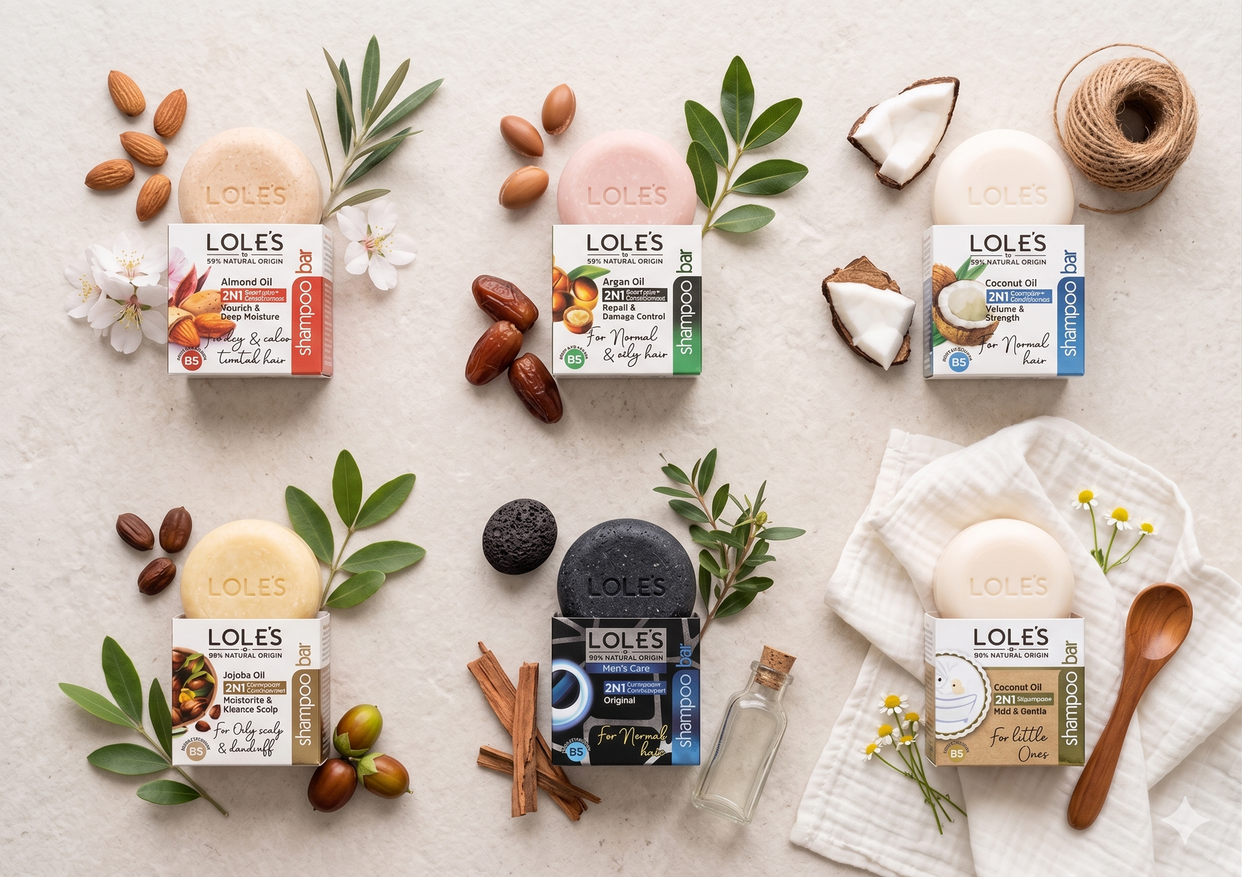 Argan, Badem, Jojoba