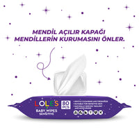 LOLE'S Hassas Bebek Islak Mendil 80 Adet