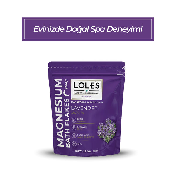 Lole's Magnezyum Banyo Tuzu Lavanta 1kg