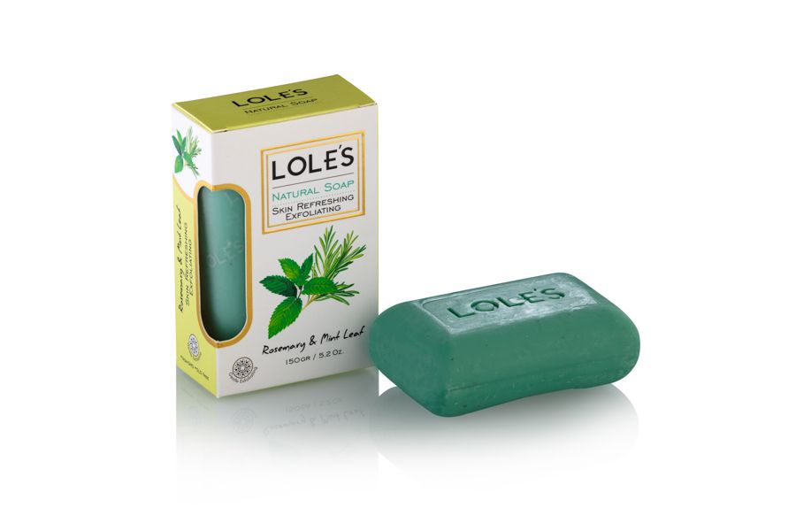 LOLE'S LUXURY SABUN - 3'lü Biberiye & Nane Yaprağı 3x150g