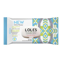 LOLE'S Flushable Islak Tuvalet Mendili Mavi 42 Adet