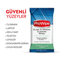 ProWipe Cam ve Pencere Temizlik Mendili