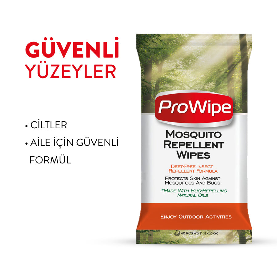 PROWIPE SİNEK KOVUCU MENDİL 40 Adet