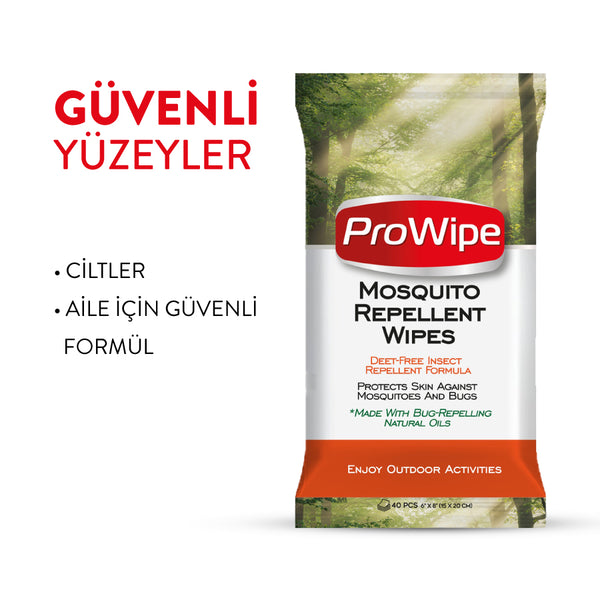 PROWIPE SİNEK KOVUCU MENDİL 40 Adet