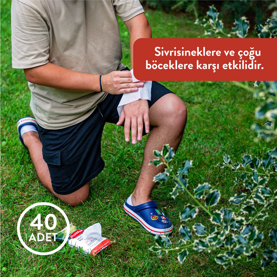 PROWIPE SİNEK KOVUCU MENDİL 40 Adet