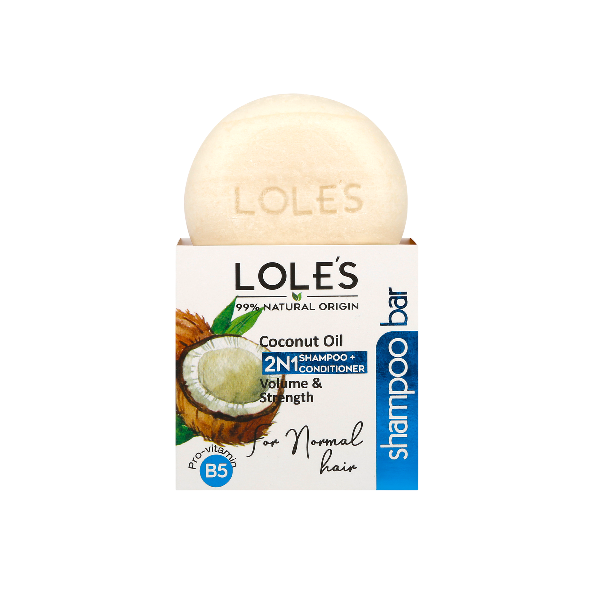 LOLE’S Hindistan Cevizi Yağlı Katı Şampuan ve Krem 100 g