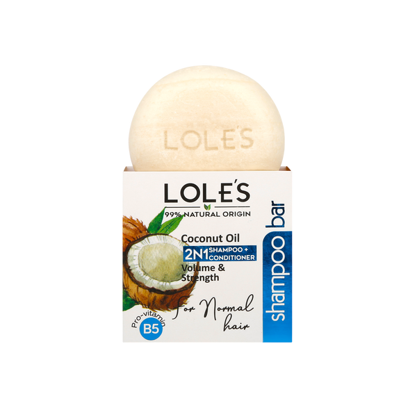 LOLE’S Hindistan Cevizi Yağlı Katı Şampuan ve Krem 100 g